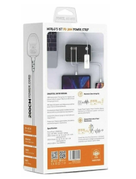 Сетевой фильтр LDNIO SC3412 2м/3 розетки/3 USB/1 USB-C серый