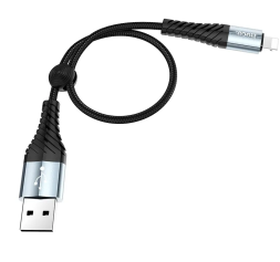 Usb Кабель-зарядка Lightning Hoco X38 25cм чёрный