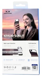 Накладка для i-Phone 17 Air Keephone Kevlar Sunlit MagSnap