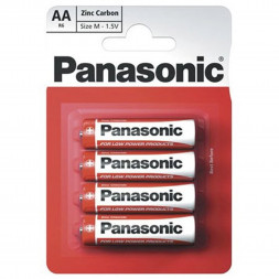 Батарейка алкалиновая Panasonic Zinc Carbon AA/LR6/BL4