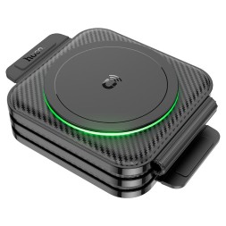 Беспроводное зарядное устройство 3in1 смартфон/Watch/AirPods Hoco CQ4 15W черное