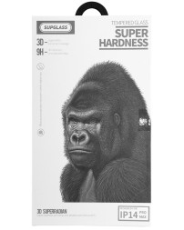 Защитное стекло для i-Phone 14 Pro Max 6.7" Supglass XC-11 3D чёрное