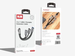 OTG TYPE-C на USB3.0/USB2.0 Earldom ET-HUB17C серый