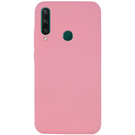  Накладка для Huawei Y6P Silicone cover розовая