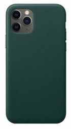 Чехол-накладка  iPhone 12 Pro Max Silicone icase  №49 тёмно-зеленая