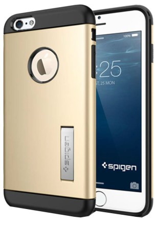  Чехол Spigen для i-Phone 6 Plus Slim Armor Series SGP10907 шампань
