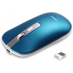 Мышь беспроводная с зарядкой от USB Smartbuy 402CAG синий металлик (SBM-402CAG-B)