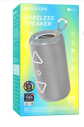  Bluetooth колонка Borofone BR37 серая