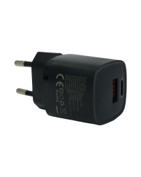 Сетевое зар. устр. Evelatus 135 1USB/1C 22.5W/35W чёрный