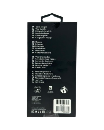  Сетевое зар. устр. Evelatus 135 1USB/1C 22.5W/35W чёрный