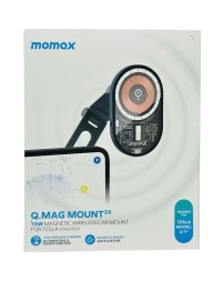 Держатель магнитный c Magsafe Momax Q.Mag Mount 3X 15W для Tesla серый