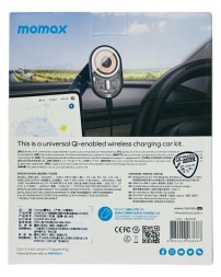 Держатель магнитный c Magsafe Momax Q.Mag Mount 3X 15W для Tesla серый