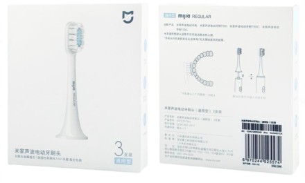  Насадки для зубной щетки MiJia T300/T500 NUN4001CN / DDYST01SKS белые