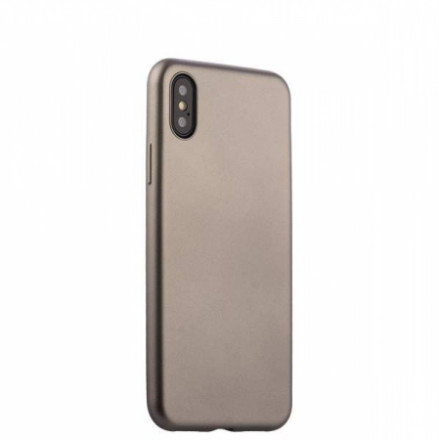 Чехол-накладка для i-Phone X J-case силикон серый