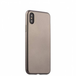 Накладка для iPhone X J-case силикон серый