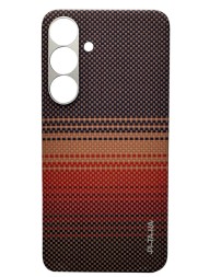 Накладка для Samsung Galaxy S25+ Pitaka Tactile Woven Case (Sunset)