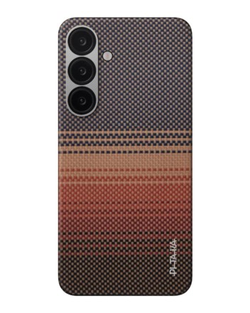  Накладка для Samsung Galaxy S25+ Pitaka Tactile Woven Case (Sunset)