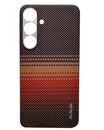  Накладка для Samsung Galaxy S25+ Pitaka Tactile Woven Case (Sunset)