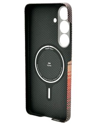 Накладка для Samsung Galaxy S25+ Pitaka Tactile Woven Case (Sunset)