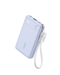 Powerbank Anker (A1257) 10000mAh 22.5W/20W 1USB/2C с проводом Type-C фиолетовый