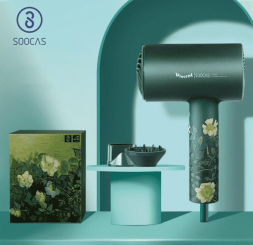 Фен для Волос Xiaomi Soocas Hair Dryer H5 Van Gogh Edition зеленый