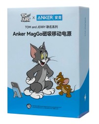 Powerbank с беспроводной зарядкой Anker MagGo Tom&Jerry 10000mAh 1USB/1C (A16526A1) желтый