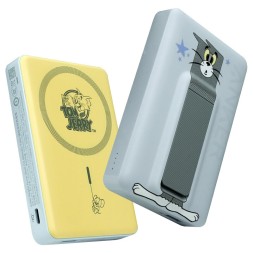 Powerbank с беспроводной зарядкой Anker MagGo Tom&amp;Jerry 10000mAh 1USB/1C (A16526A1) желтый
