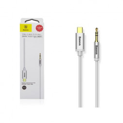 Кабель Baseus Yiven Type-C male To 3.5 male Audio Cable M01 ( CAM01-02 ) Silver