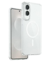 Накладка для Samsung Galaxy S25 Edge Keephone Hibrid Pro MagSnap прозрачный