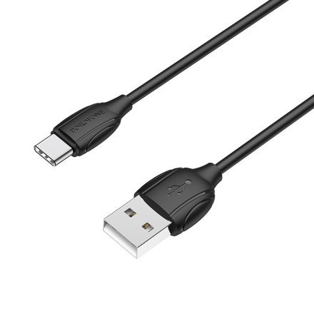  Usb Кабель-зарядка Type-C Borofone BX19 Benefit 1.3A 1м черный
