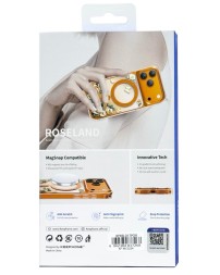 Накладка для i-Phone 17 Pro Keephone Roseland MagSnap оранжевая