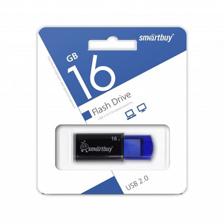  USB флеш накопитель Smartbuy 16GB Click Blue (SB16GBCL-B)