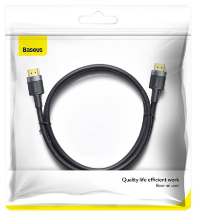  Кабель Baseus Cafule HDMI-HDMI 1.5м WKGQ030201 черный