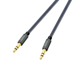Аудиокабель AUX 3,5mm Hoco 1m UPA03 черный