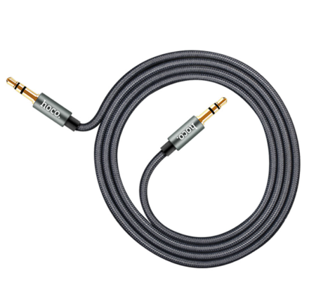  Аудиокабель AUX 3,5mm Hoco 1m UPA03 черный