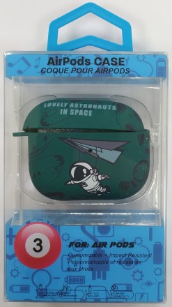  Силиконовый светящийся в темноте чехол для AirPods 3 Luxo Kaws рисунок №42