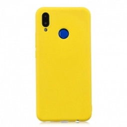 Накладка для Huawei Honor 8C Silicone cover темно-желтая