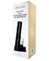 Винный набор Circle Joy Darth Vader 2 in 1 Wine Opener and Preserver rechargeable (CJ-TZ21)