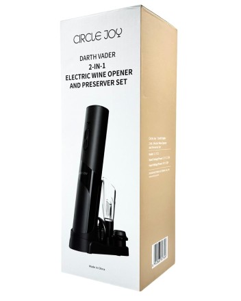  Винный набор Circle Joy Darth Vader 2 in 1 Wine Opener and Preserver rechargeable (CJ-TZ21)