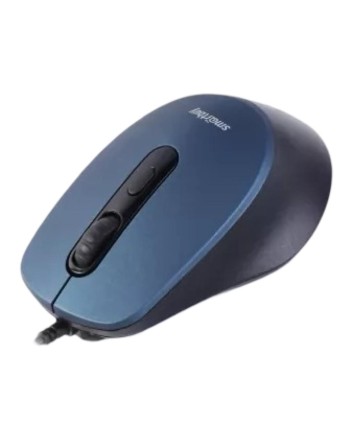  Мышь проводная беззвучная Smartbuy ONE 265 USB/DPI 800-1200-1600-2400/4 кнопки/1.5м синяя (SBM-265-B