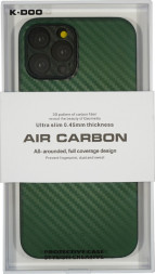 Накладка для i-Phone 14 Pro Max 6.7&quot; K-Doo Air Carbon пластик зелёная