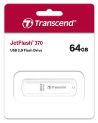 USB флеш накопитель Transcend 64GB JetFlash 370 белый