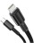  Кабель-зарядка Type-C на Lightning Baseus High Density Braided 1м (CATLGD-01) 20W черный
