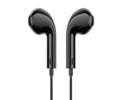  Стереонаушники Hoco M111 с микрофоном Lightning черные