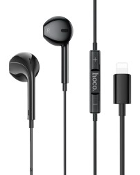 Стереонаушники Hoco M111 с микрофоном Lightning черные