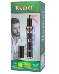 Электрический триммер для носа Kemei KM-323 черный
