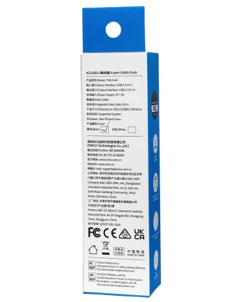  USB3.0 хаб Orico TWU3-4A USB3.0x4 черный
