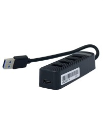 USB3.0 хаб Orico TWU3-4A USB3.0x4 черный