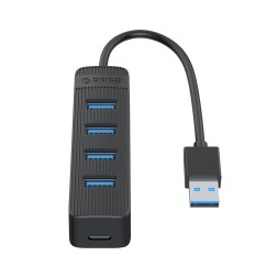USB3.0 хаб Orico TWU3-4A USB3.0x4 черный