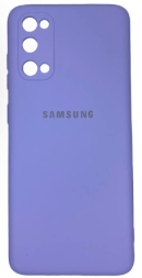 Накладка для Samsung Galaxy S20 Silicone cover лаванда